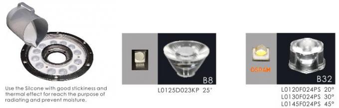 B4TA1257 B4TA1218 12 * свет кольца фонтана СИД современного дизайна 2 w, СИД делает света водостойким для фонтана 1