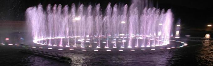 Свет фонтана кольца сопла погружающийся или центральная лампа бассейна СИД Ejective для шоу танца воды музыки 4