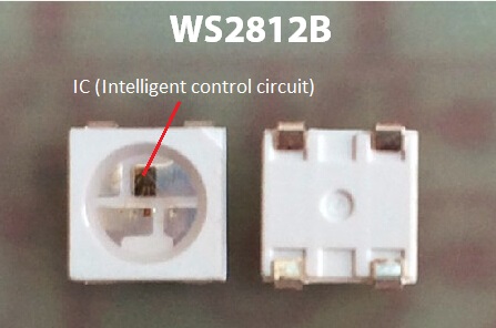 Пикселов светов прокладки СИД 5VDC WS2812B цифров Addressable 30/m и 30 СИД/m 2
