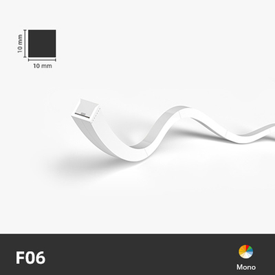 IP68 10x10mm Mini Size LED Neon Flex с дизайном верхнего вида и длительным сроком службы